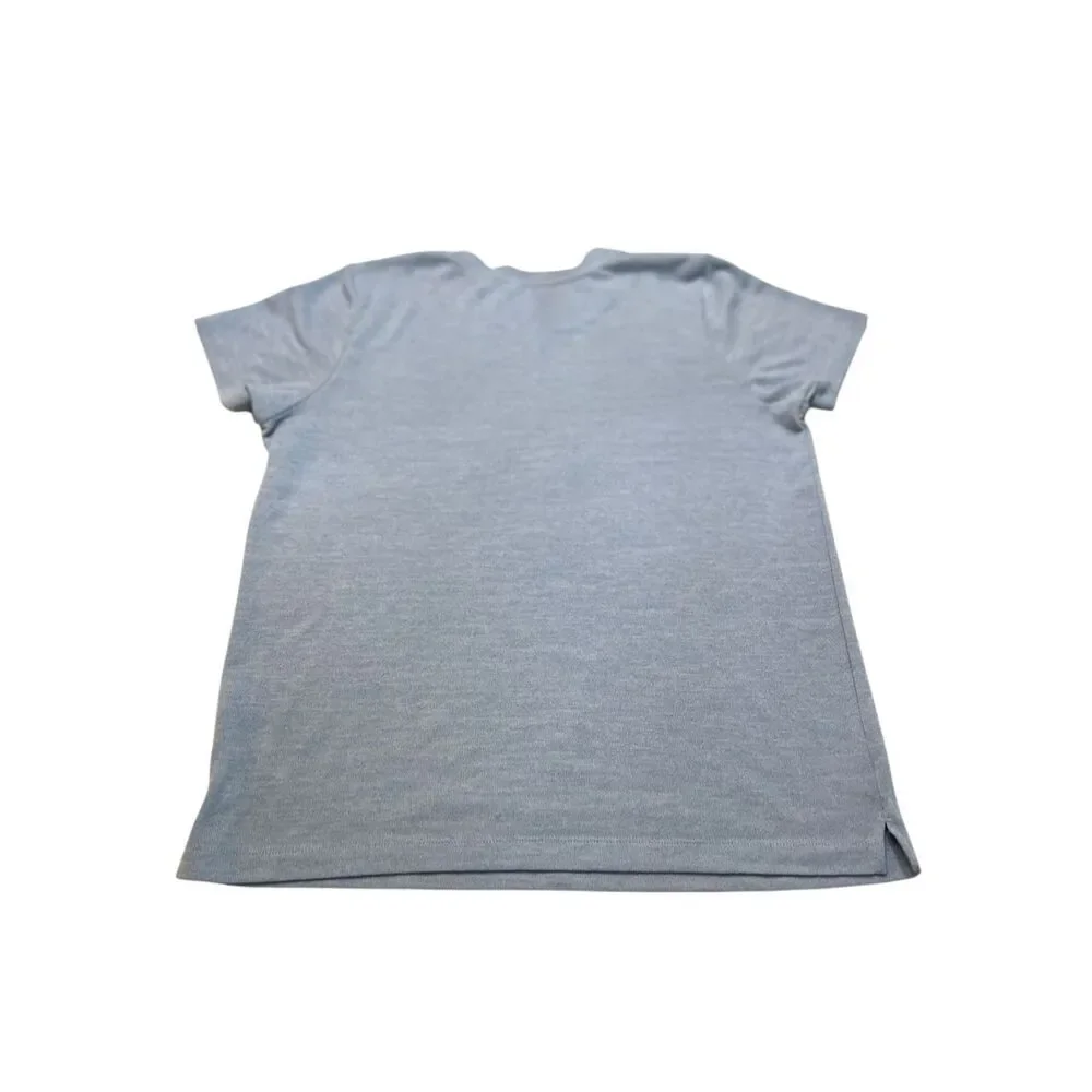 P.J. Salvage Women's Short Sleeve Top and Bottom Pajama Set Light Blue Size 8